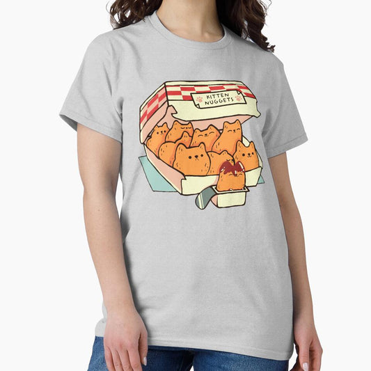 Kitten Nuggets Fast Food Cat by Tobe Fonseca by Tobe Fonseca Unisex T-shirt, Sweatshirt, Hoodie, Long Sleeve Tee