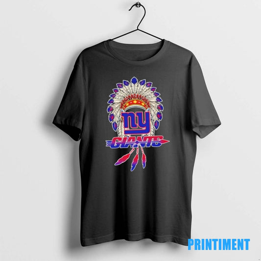 Official New York Giants Football X Native American Tee Sweater