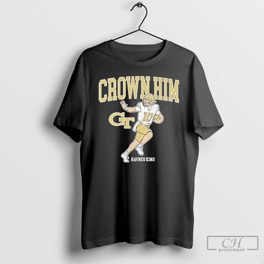 Classic Crown Him Haynes King Georgia Tech Football T Shirts Unisex T-shirt, Sweatshirt, Hoodie, Long Sleeve Tee